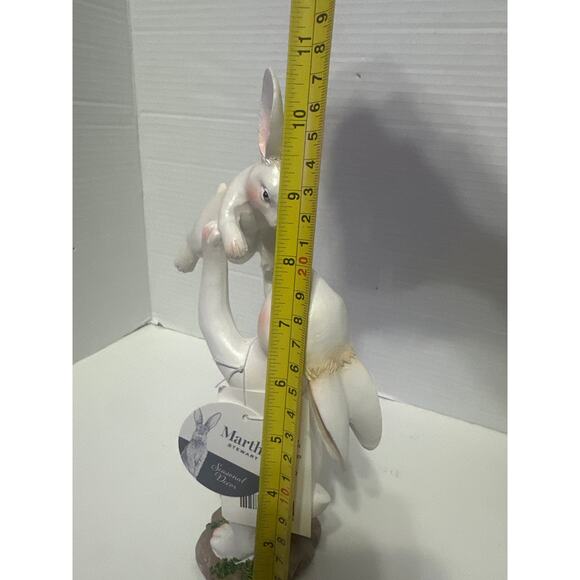 Martha Stewart spring Easter bunny rabbit with mother baby bunny 10 “ NWT - Picture 8 of 8